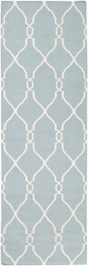 Surya Fallon Fal-1000 2' X 3' Handcrafted Wool Rug - Modern, Durable, No Pile Design For Timeless Decor Blue Wool Fal1005-268