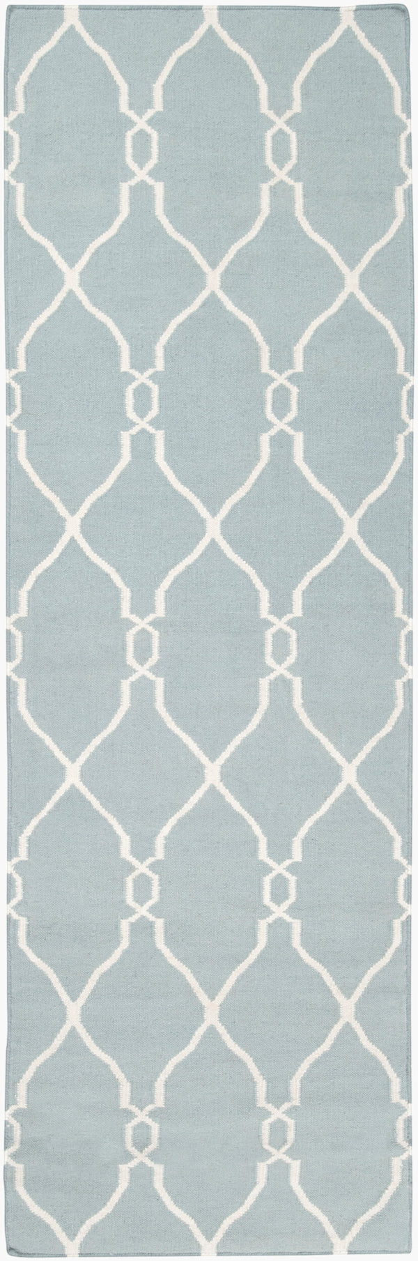 Surya Fallon Fal-1000 2' X 3' Handcrafted Wool Rug - Modern, Durable, No Pile Design For Timeless Decor Blue Wool Fal1005-268