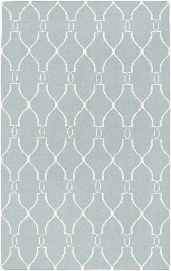 Surya Fallon Fal-1000 2' X 3' Handcrafted Wool Rug - Modern, Durable, No Pile Design For Timeless Decor Blue Wool Fal1005-3656