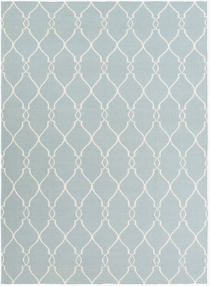 Surya Fallon Fal-1000 2' X 3' Handcrafted Wool Rug - Modern, Durable, No Pile Design For Timeless Decor Blue Wool Fal1005-811