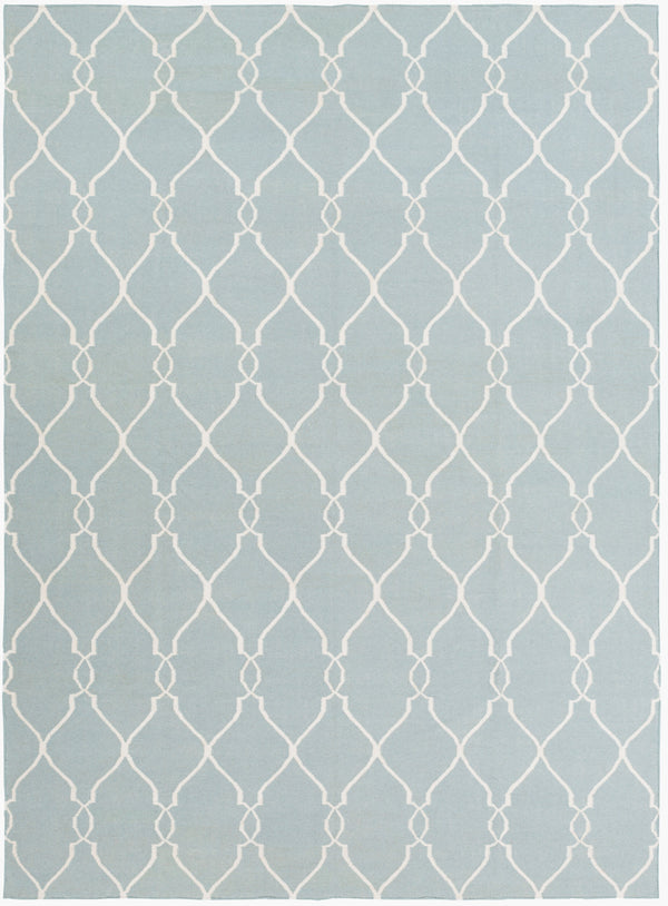 Surya Fallon Fal-1000 2' X 3' Handcrafted Wool Rug - Modern, Durable, No Pile Design For Timeless Decor Blue Wool Fal1005-811