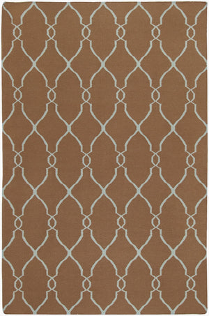 Surya Fallon Fal-1000 2' X 3' Handcrafted Wool Rug - Modern, Durable, No Pile Design For Timeless Decor Medium Brown Wool Fal1008-268