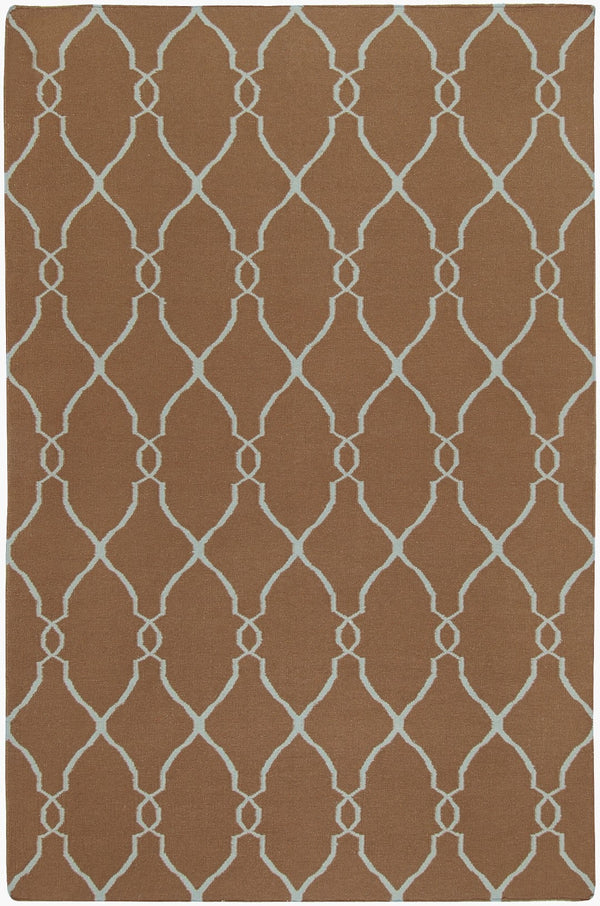 Surya Fallon Fal-1000 2' X 3' Handcrafted Wool Rug - Modern, Durable, No Pile Design For Timeless Decor Medium Brown Wool Fal1008-58