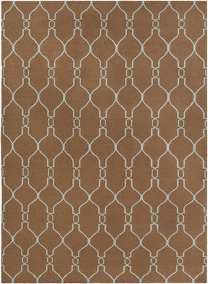 Surya Fallon Fal-1000 2' X 3' Handcrafted Wool Rug - Modern, Durable, No Pile Design For Timeless Decor Medium Brown Wool Fal1008-811