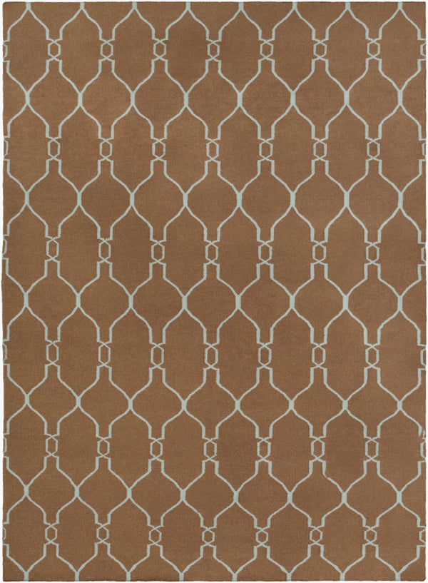 Surya Fallon Fal-1000 2' X 3' Handcrafted Wool Rug - Modern, Durable, No Pile Design For Timeless Decor Medium Brown Wool Fal1008-811