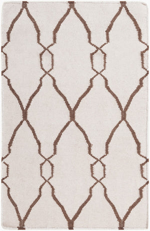 Surya Fallon Fal-1000 2' X 3' Handcrafted Wool Rug - Modern, Durable, No Pile Design For Timeless Decor Light Beige Wool Fal1009-23