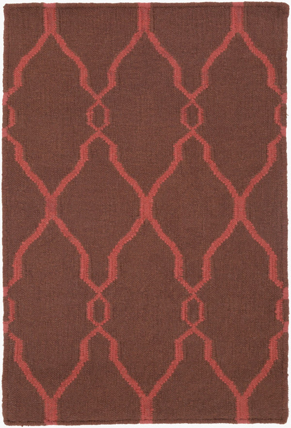 Surya Fallon Fal-1000 2' X 3' Handcrafted Wool Rug - Modern, Durable, No Pile Design For Timeless Decor Medium Brown Wool Fal1010-23
