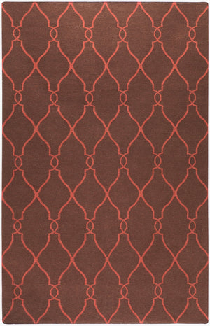 Surya Fallon Fal-1000 2' X 3' Handcrafted Wool Rug - Modern, Durable, No Pile Design For Timeless Decor Medium Brown Wool Fal1010-3656