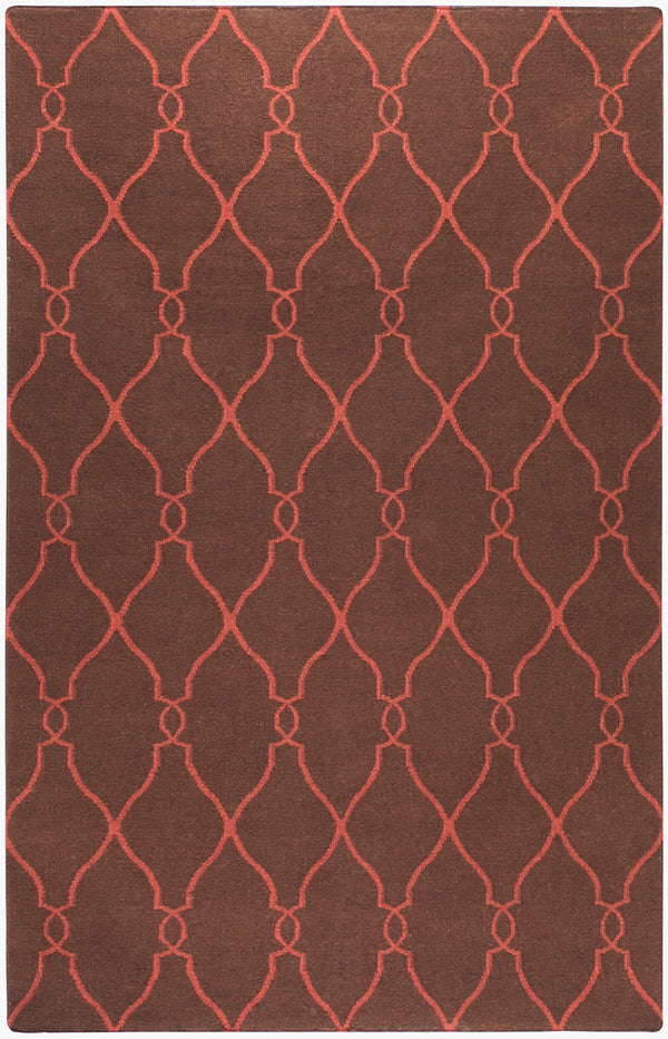Surya Fallon Fal-1000 2' X 3' Handcrafted Wool Rug - Modern, Durable, No Pile Design For Timeless Decor Medium Brown Wool Fal1010-3656