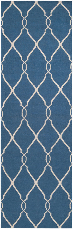 Surya Fallon Fal-1000 2' X 3' Handcrafted Wool Rug - Modern, Durable, No Pile Design For Timeless Decor Dark Blue Wool Fal1011-268