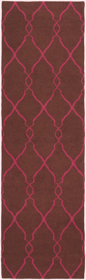 Surya Fallon Fal-1000 2' X 3' Handcrafted Wool Rug - Modern, Durable, No Pile Design For Timeless Decor Dark Brown Wool Fal1012-268
