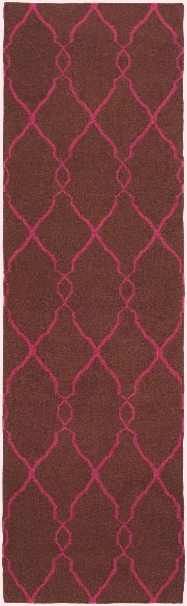 Surya Fallon Fal-1000 2' X 3' Handcrafted Wool Rug - Modern, Durable, No Pile Design For Timeless Decor Dark Brown Wool Fal1012-268