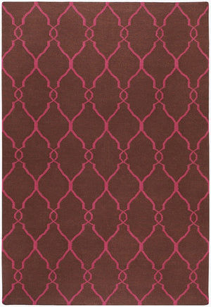 Surya Fallon Fal-1000 2' X 3' Handcrafted Wool Rug - Modern, Durable, No Pile Design For Timeless Decor Dark Brown Wool Fal1012-58