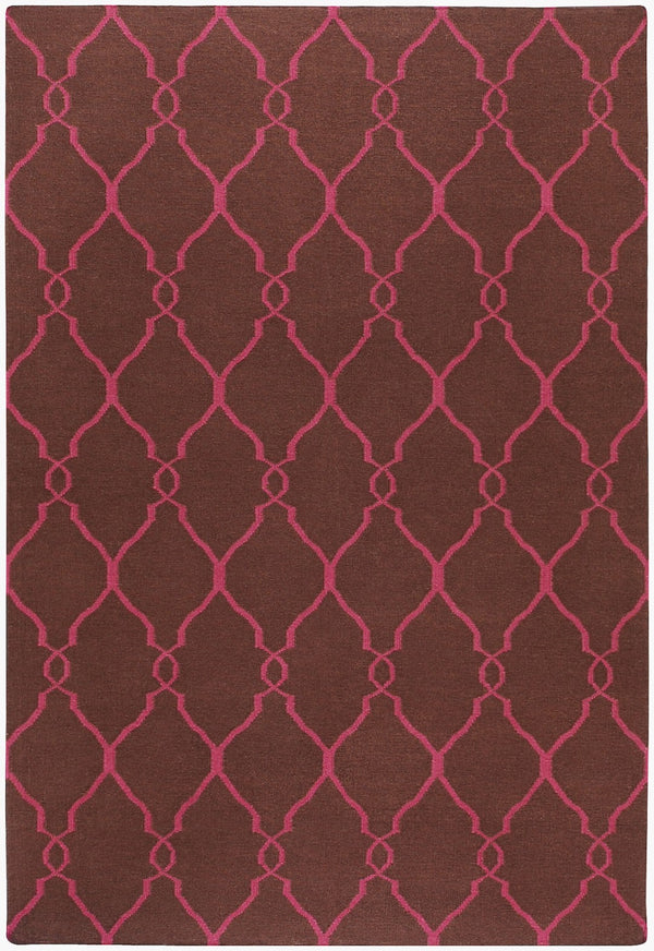 Surya Fallon Fal-1000 2' X 3' Handcrafted Wool Rug - Modern, Durable, No Pile Design For Timeless Decor Dark Brown Wool Fal1012-58