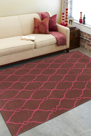 Surya Fallon Fal-1000 2' X 3' Handcrafted Wool Rug - Modern, Durable, No Pile Design For Timeless Decor Dark Brown Wool Fal1012-8rd