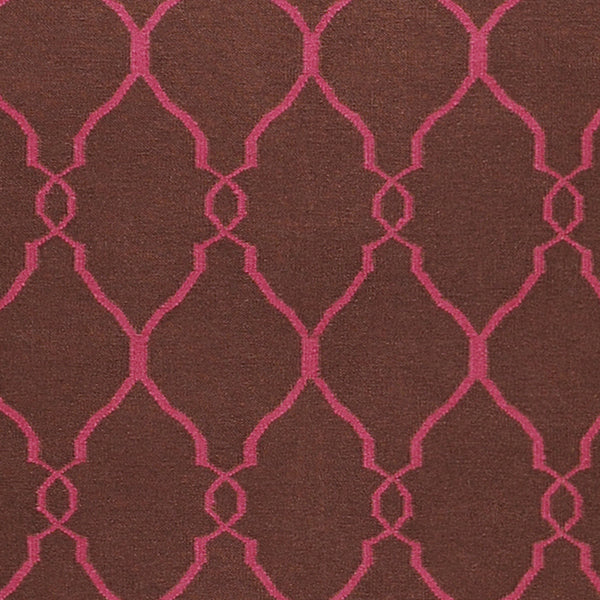 Surya Fallon Fal-1000 2' X 3' Handcrafted Wool Rug - Modern, Durable, No Pile Design For Timeless Decor Dark Brown Wool Fal1012-8rd