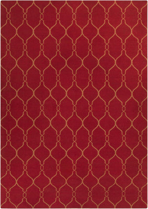 Surya Fallon Fal-1000 2' X 3' Handcrafted Wool Rug - Modern, Durable, No Pile Design For Timeless Decor Rust Wool Fal1013-913