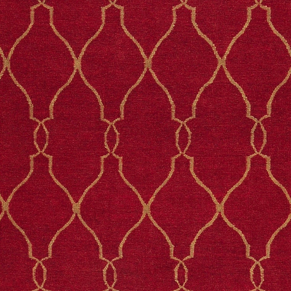 Surya Fallon Fal-1000 2' X 3' Handcrafted Wool Rug - Modern, Durable, No Pile Design For Timeless Decor Rust Wool Fal1013-913