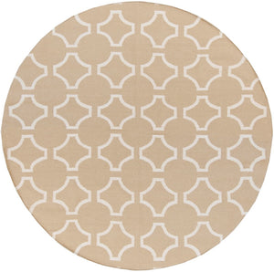 Surya Fallon Fal-1000 2' X 3' Handcrafted Wool Rug - Modern, Durable, No Pile Design For Timeless Decor Light Beige Wool Fal1023-8rd