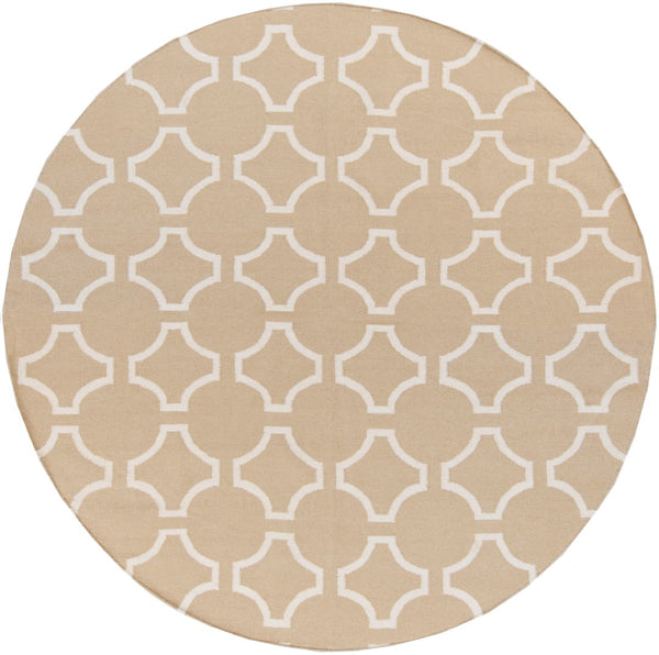 Surya Fallon Fal-1000 2' X 3' Handcrafted Wool Rug - Modern, Durable, No Pile Design For Timeless Decor Light Beige Wool Fal1023-8rd