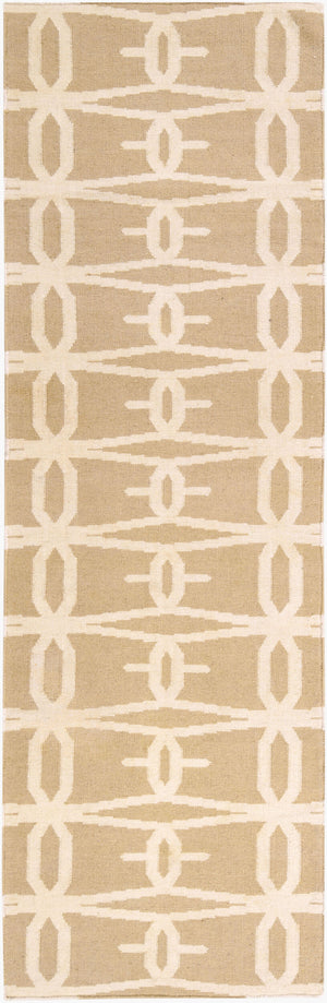 Surya Fallon Fal-1000 2' X 3' Handcrafted Wool Rug - Modern, Durable, No Pile Design For Timeless Decor Tan Wool Fal1026-268