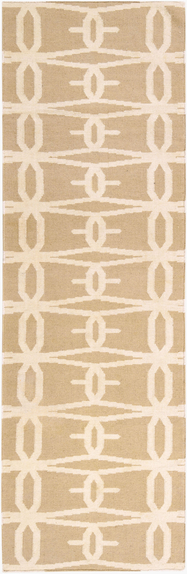 Surya Fallon Fal-1000 2' X 3' Handcrafted Wool Rug - Modern, Durable, No Pile Design For Timeless Decor Tan Wool Fal1026-268