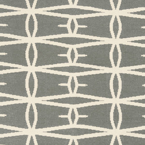 Surya Fallon Fal-1000 2' X 3' Handcrafted Wool Rug - Modern, Durable, No Pile Design For Timeless Decor Charcoal Wool Fal1027-8rd