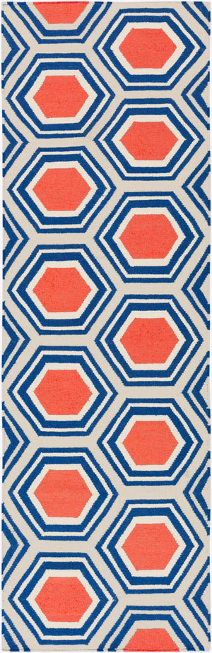 Surya Fallon Fal-1000 2' X 3' Handcrafted Wool Rug - Modern, Durable, No Pile Design For Timeless Decor Dark Blue Wool Fal1035-268