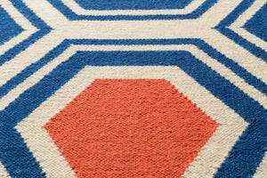 Surya Fallon Fal-1000 2' X 3' Handcrafted Wool Rug - Modern, Durable, No Pile Design For Timeless Decor Dark Blue Wool Fal1035-23