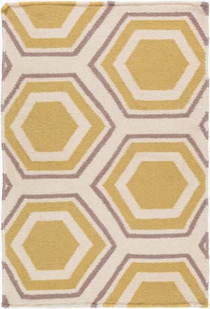 Surya Fallon Fal-1000 2' X 3' Handcrafted Wool Rug - Modern, Durable, No Pile Design For Timeless Decor Light Beige Wool Fal1036-23