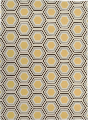 Surya Fallon Fal-1000 2' X 3' Handcrafted Wool Rug - Modern, Durable, No Pile Design For Timeless Decor Tan Wool Fal1037-811