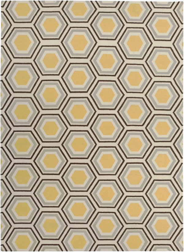 Surya Fallon Fal-1000 2' X 3' Handcrafted Wool Rug - Modern, Durable, No Pile Design For Timeless Decor Tan Wool Fal1037-811