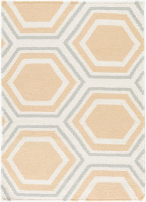 Surya Fallon Fal-1000 2' X 3' Handcrafted Wool Rug - Modern, Durable, No Pile Design For Timeless Decor Light Beige Wool Fal1038-23