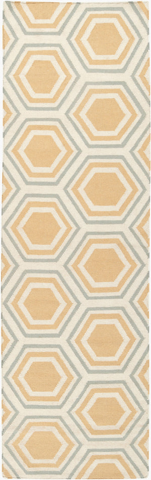Surya Fallon Fal-1000 2' X 3' Handcrafted Wool Rug - Modern, Durable, No Pile Design For Timeless Decor Light Beige Wool Fal1038-268