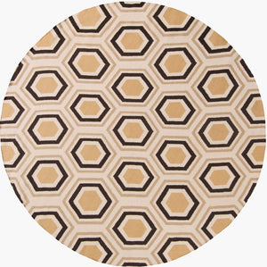 Surya Fallon Fal-1000 2' X 3' Handcrafted Wool Rug - Modern, Durable, No Pile Design For Timeless Decor Camel Wool Fal1039-8rd