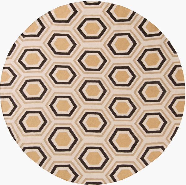 Surya Fallon Fal-1000 2' X 3' Handcrafted Wool Rug - Modern, Durable, No Pile Design For Timeless Decor Camel Wool Fal1039-8rd