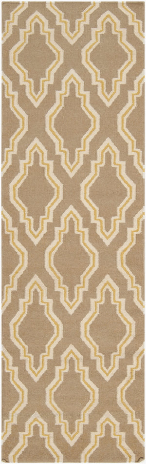 Surya Fallon Fal-1000 2' X 3' Handcrafted Wool Rug - Modern, Durable, No Pile Design For Timeless Decor Light Brown Wool Fal1043-268