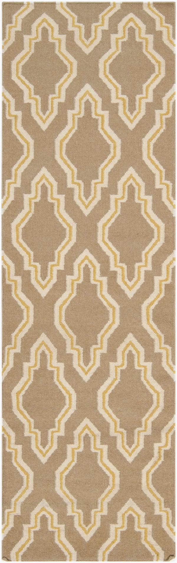 Surya Fallon Fal-1000 2' X 3' Handcrafted Wool Rug - Modern, Durable, No Pile Design For Timeless Decor Light Brown Wool Fal1043-268
