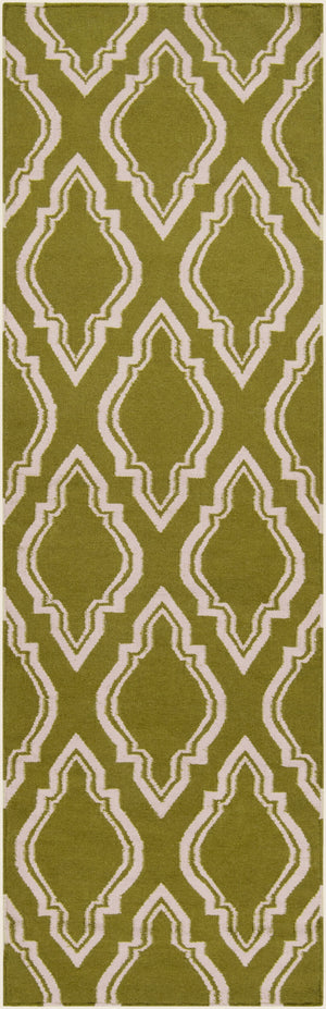 Surya Fallon Fal-1000 2' X 3' Handcrafted Wool Rug - Modern, Durable, No Pile Design For Timeless Decor Olive Wool Fal1048-268
