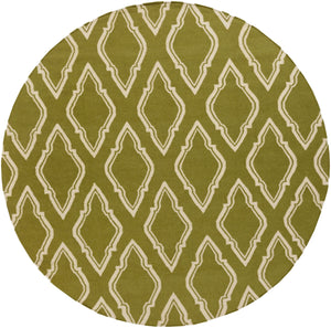 Surya Fallon Fal-1000 2' X 3' Handcrafted Wool Rug - Modern, Durable, No Pile Design For Timeless Decor Olive Wool Fal1048-8rd