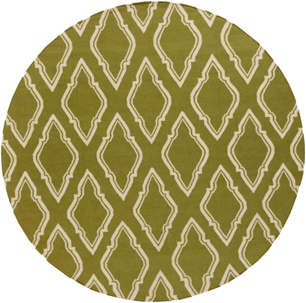 Surya Fallon Fal-1000 2' X 3' Handcrafted Wool Rug - Modern, Durable, No Pile Design For Timeless Decor Olive Wool Fal1048-8rd