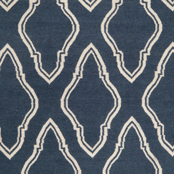 Surya Fallon Fal-1000 2' X 3' Handcrafted Wool Rug - Modern, Durable, No Pile Design For Timeless Decor Dark Blue Wool Fal1050-23