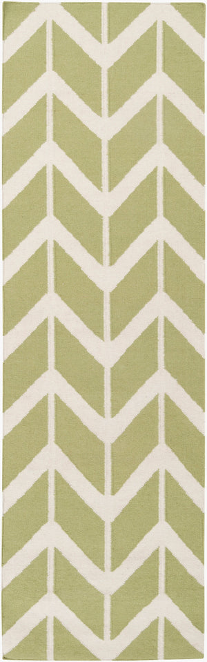 Surya Fallon Fal-1000 2' X 3' Handcrafted Wool Rug - Modern, Durable, No Pile Design For Timeless Decor Light Olive Wool Fal1052-268