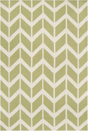 Surya Fallon Fal-1000 2' X 3' Handcrafted Wool Rug - Modern, Durable, No Pile Design For Timeless Decor Light Olive Wool Fal1052-3656