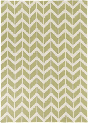 Surya Fallon Fal-1000 2' X 3' Handcrafted Wool Rug - Modern, Durable, No Pile Design For Timeless Decor Light Olive Wool Fal1052-811