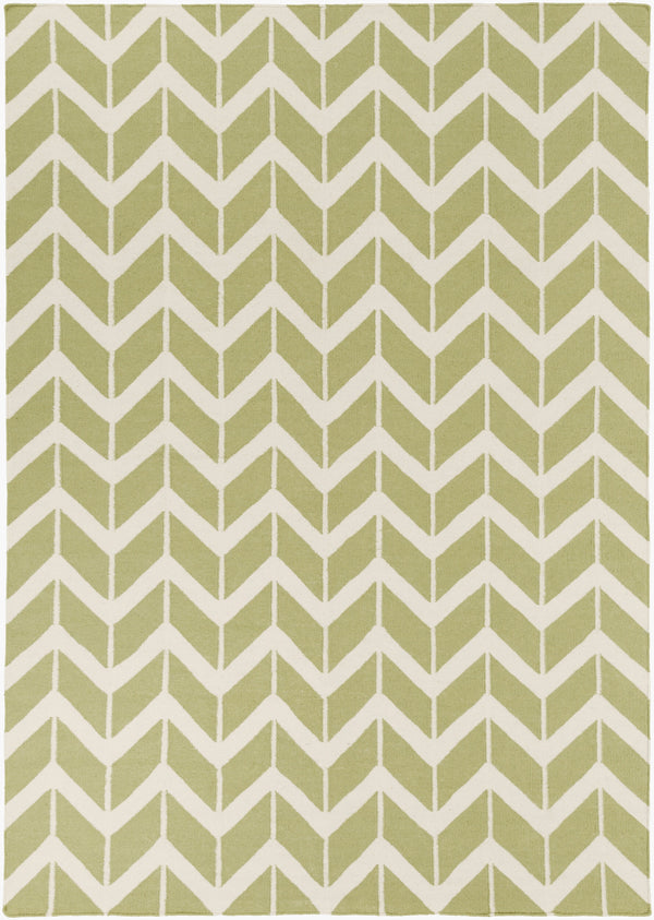 Surya Fallon Fal-1000 2' X 3' Handcrafted Wool Rug - Modern, Durable, No Pile Design For Timeless Decor Light Olive Wool Fal1052-811