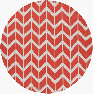 Surya Fallon Fal-1000 2' X 3' Handcrafted Wool Rug - Modern, Durable, No Pile Design For Timeless Decor Coral Wool Fal1054-8rd