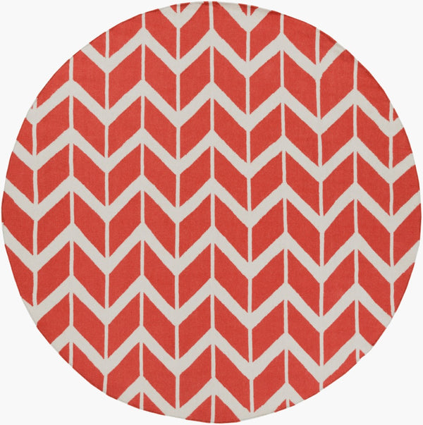 Surya Fallon Fal-1000 2' X 3' Handcrafted Wool Rug - Modern, Durable, No Pile Design For Timeless Decor Coral Wool Fal1054-8rd