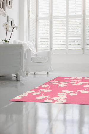 Surya Fallon Fal-1000 2' X 3' Handcrafted Wool Rug - Modern, Durable, No Pile Design For Timeless Decor Rose Wool Fal1064-268