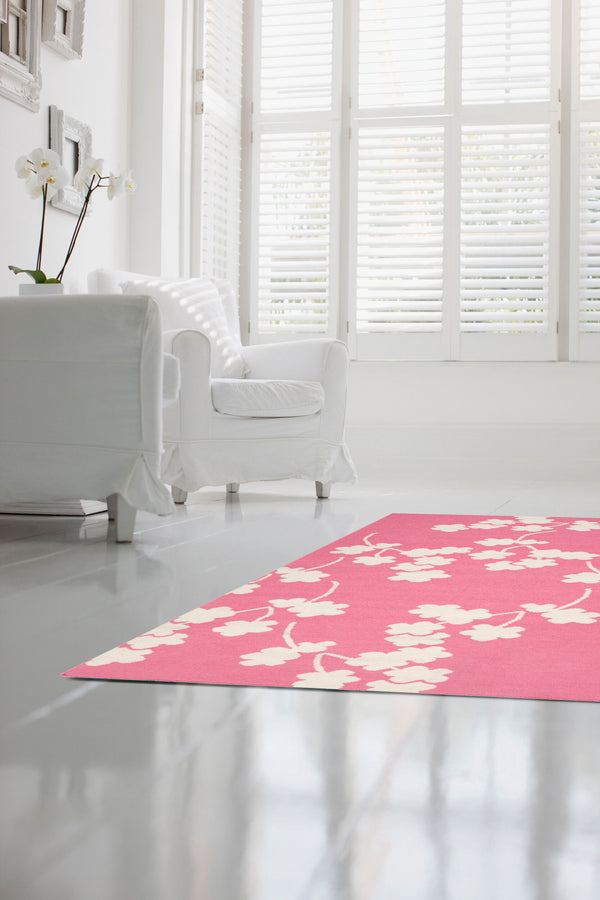 Surya Fallon Fal-1000 2' X 3' Handcrafted Wool Rug - Modern, Durable, No Pile Design For Timeless Decor Rose Wool Fal1064-268